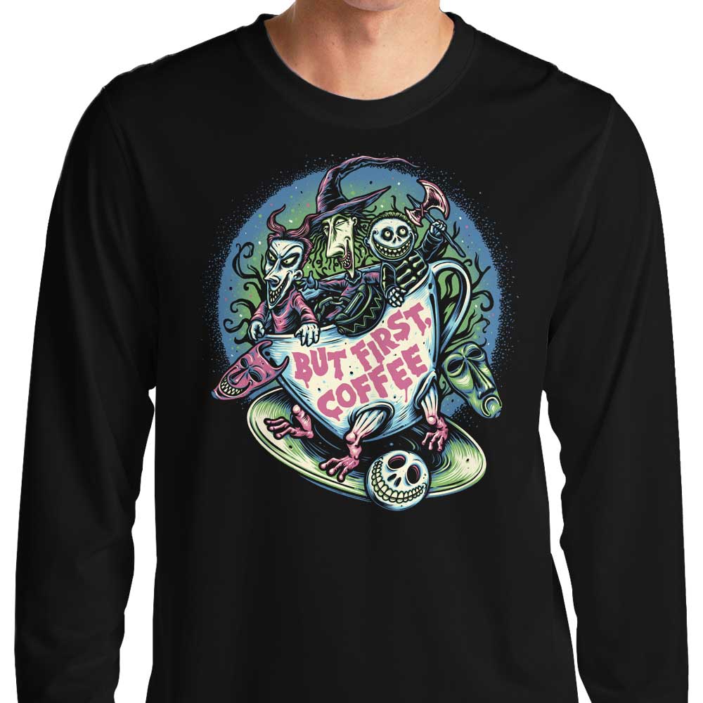 But First Coffee - Adult & Kids T-Shirts, Sweatshirts & Hoodies apparel design preview 1