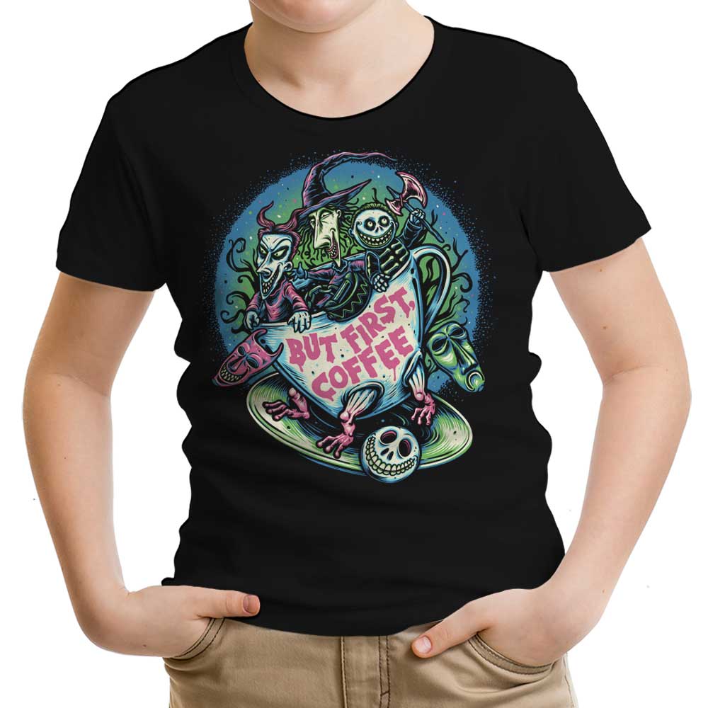 But First Coffee Youth Apparel - Adult & Kids T-Shirts, Sweatshirts & Hoodies apparel design preview 1