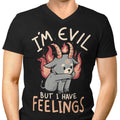 But I Have Feelings Men's V-Neck - Adult & Kids T-Shirts, Sweatshirts & Hoodies apparel design preview 1