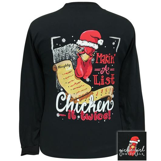 Girlie Girl Originals Chicken A List Christmas - Adult & Kids T-Shirts, Sweatshirts & Hoodies apparel design preview 1