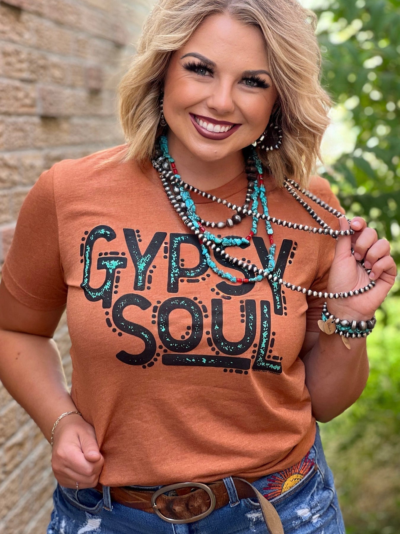Texas True Threads Gypsy Soul Canvas - Adult & Kids T-Shirts, Sweatshirts & Hoodies apparel design preview 2