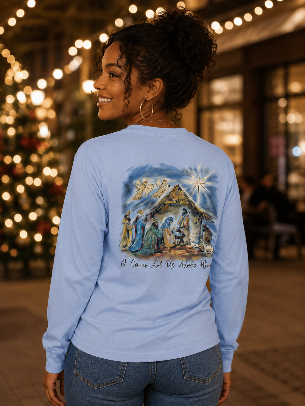 SALE Sassy Frass Adore Him Holiday - Adult & Kids T-Shirts, Sweatshirts & Hoodies apparel design preview 1