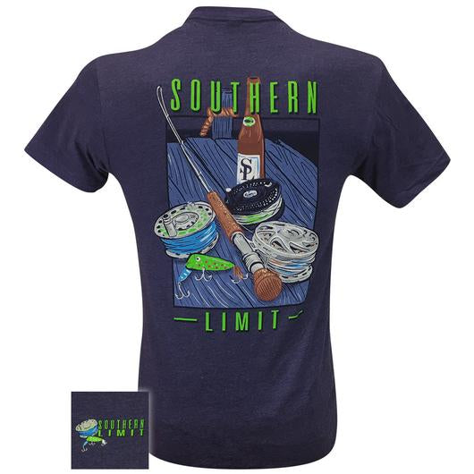 Southern Limits Fishing Rod - Adult & Kids T-Shirts, Sweatshirts & Hoodies apparel design preview 2