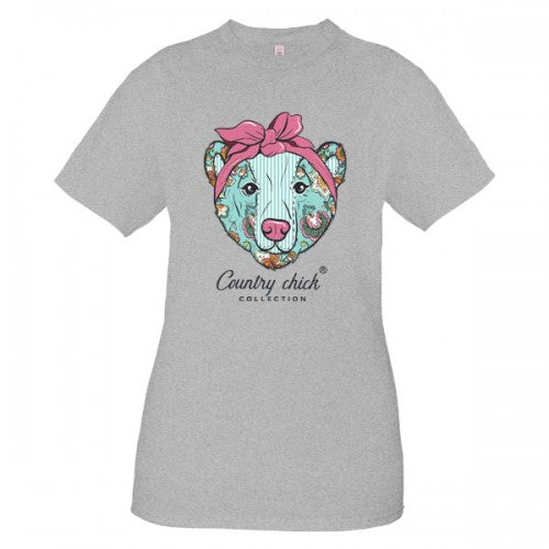 SALE Country Chick By Simply Southern Preppy Bowtie - Adult & Kids T-Shirts, Sweatshirts & Hoodies apparel design preview 1