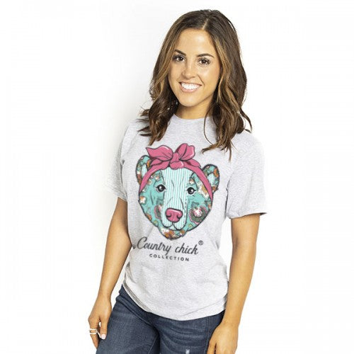 SALE Country Chick By Simply Southern Preppy Bowtie - Adult & Kids T-Shirts, Sweatshirts & Hoodies apparel design preview 2