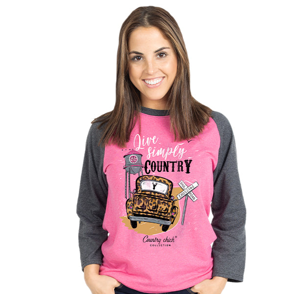SALE Country Chick By Simply Southern Live - Adult & Kids T-Shirts, Sweatshirts & Hoodies apparel design preview 1