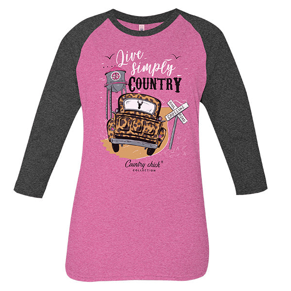 SALE Country Chick By Simply Southern Live - Adult & Kids T-Shirts, Sweatshirts & Hoodies apparel design preview 2