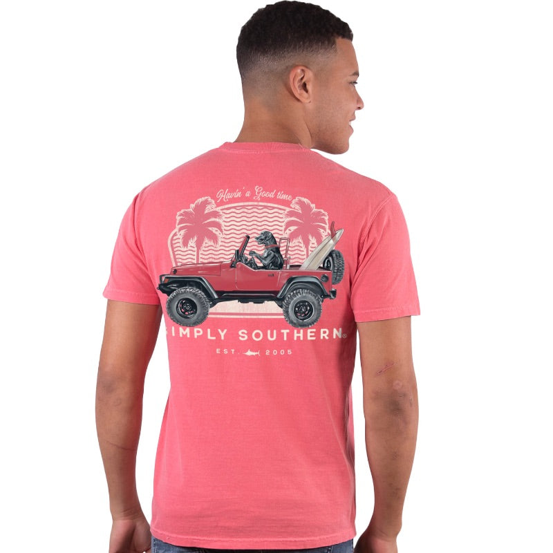 SALE Simply Southern Surf Dog Unisex Comfort Colors - Adult & Kids T-Shirts, Sweatshirts & Hoodies apparel design preview 1