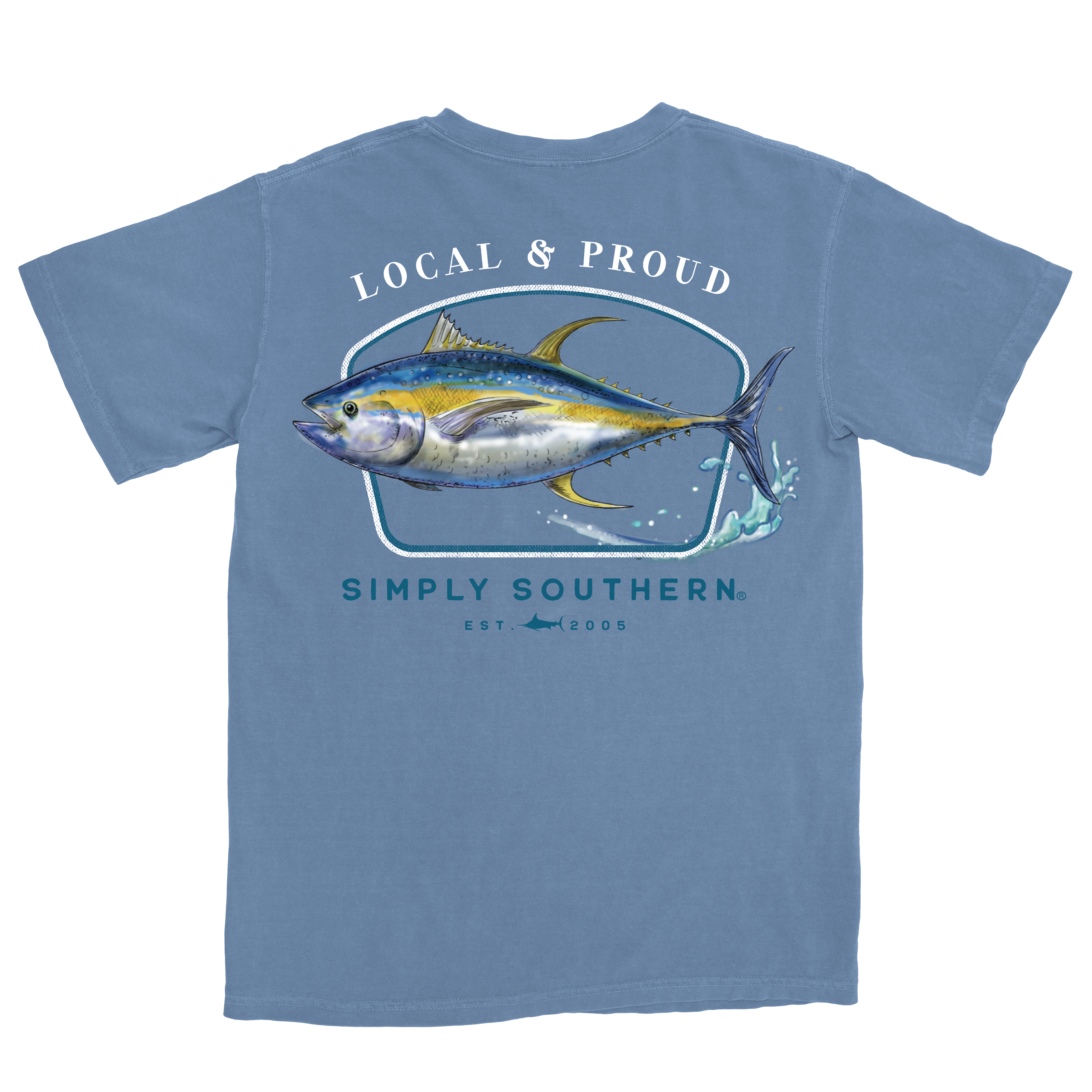 SALE Simply Southern Tuna Fish Unisex Comfort Colors - Adult & Kids T-Shirts, Sweatshirts & Hoodies apparel design preview 2