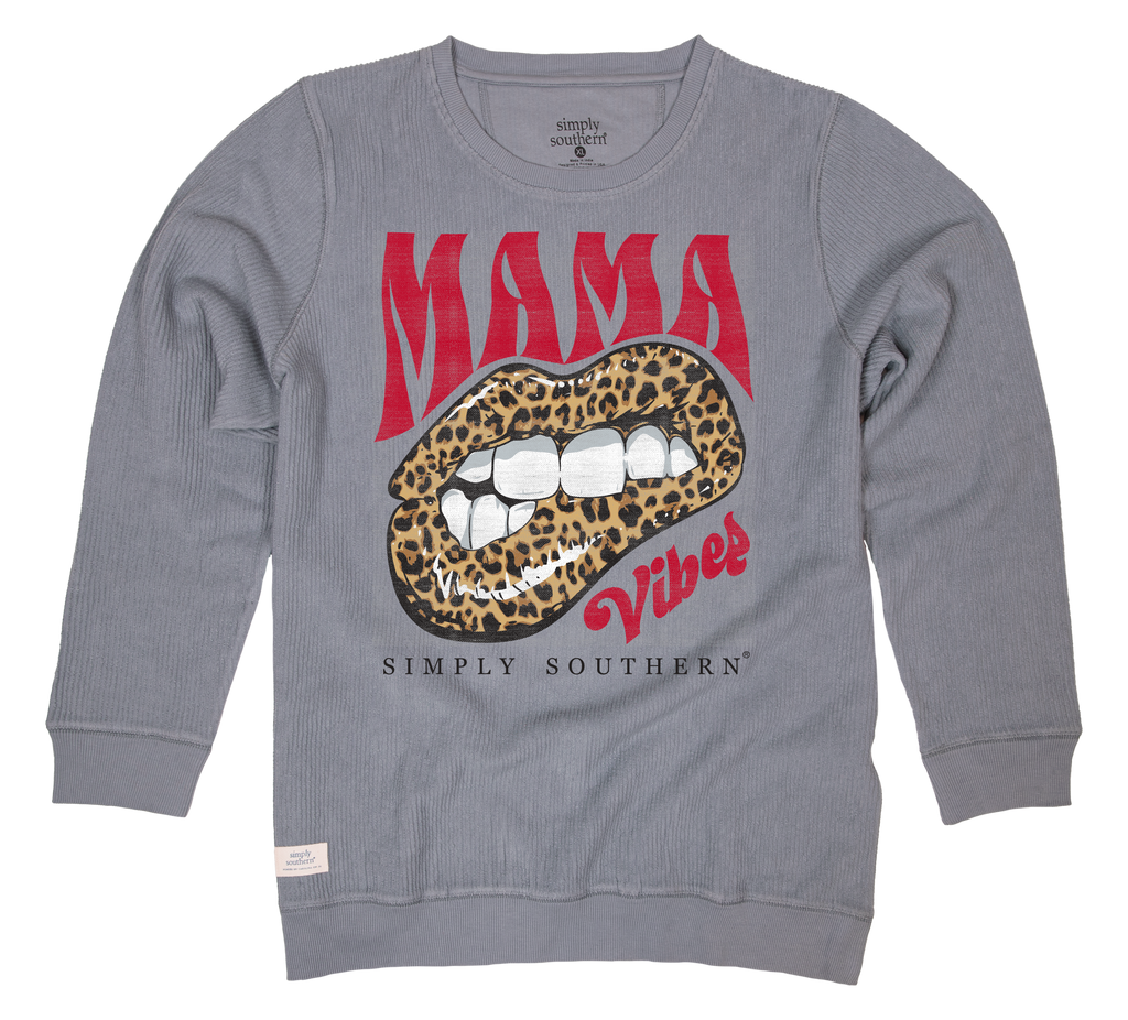 Simply Southern Mama Vibes Crew - Adult & Kids T-Shirts, Sweatshirts & Hoodies apparel design preview 2