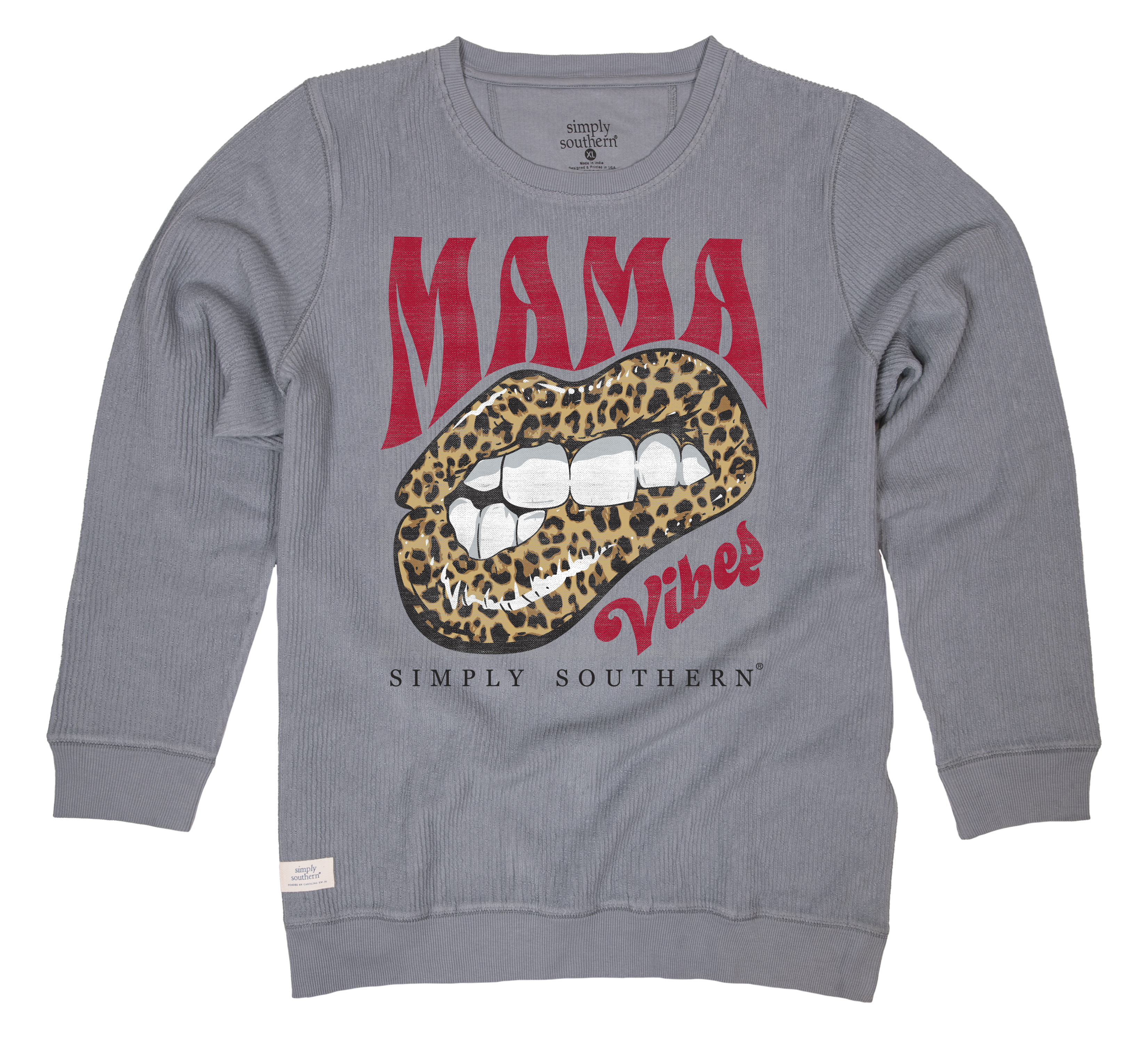 Simply Southern Mama Vibes Crew - Adult & Kids T-Shirts, Sweatshirts & Hoodies apparel design preview 2