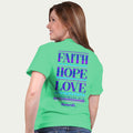 Cherished Girl Faith Hope Love Girlie Christian - Adult & Kids T-Shirts, Sweatshirts & Hoodies apparel design preview 1