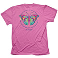 Cherished Girl Butterfly Girlie Christian Bright - Adult & Kids T-Shirts, Sweatshirts & Hoodies apparel design preview 1