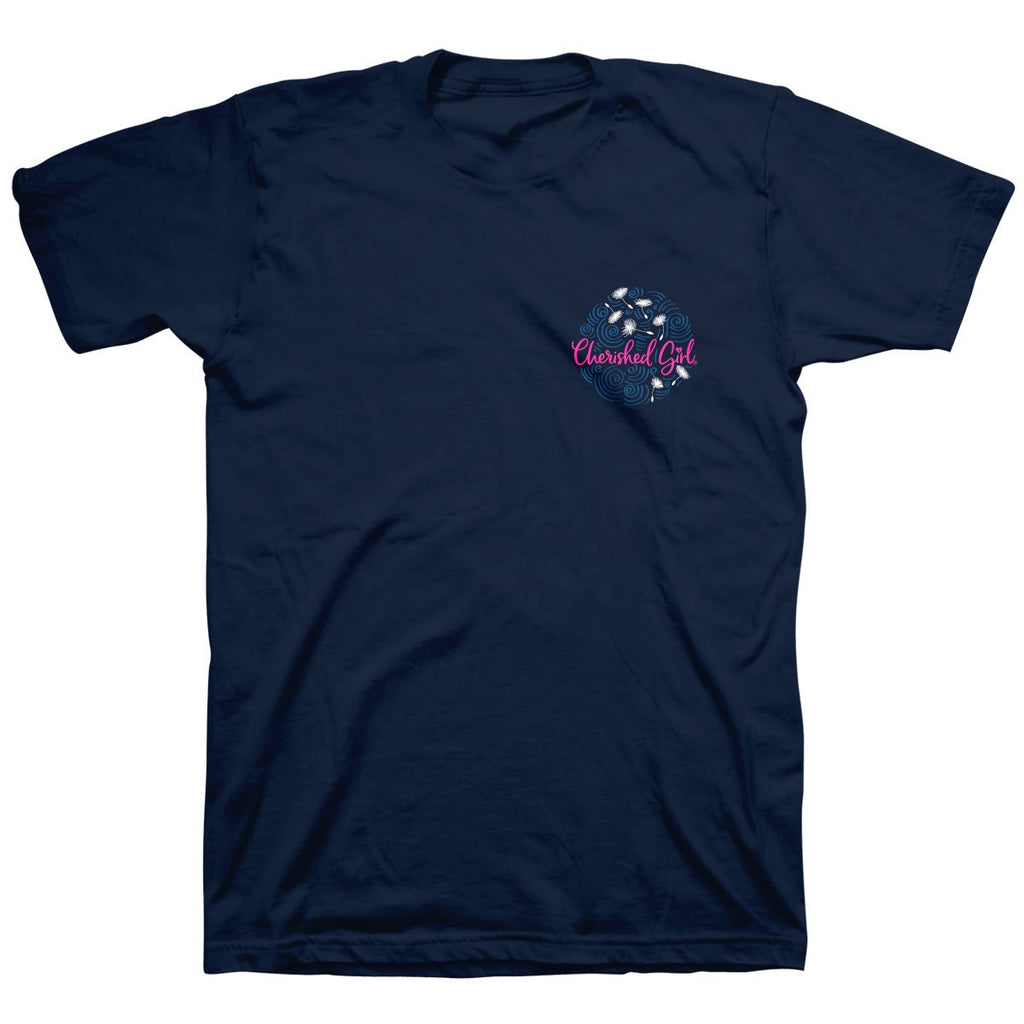 Cherished Girl Dandelion Dream Wish Christian - Adult & Kids T-Shirts, Sweatshirts & Hoodies apparel design preview 2
