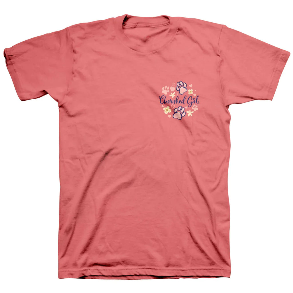Cherished Girl My Dog Thinks I am Christian - Adult & Kids T-Shirts, Sweatshirts & Hoodies apparel design preview 2