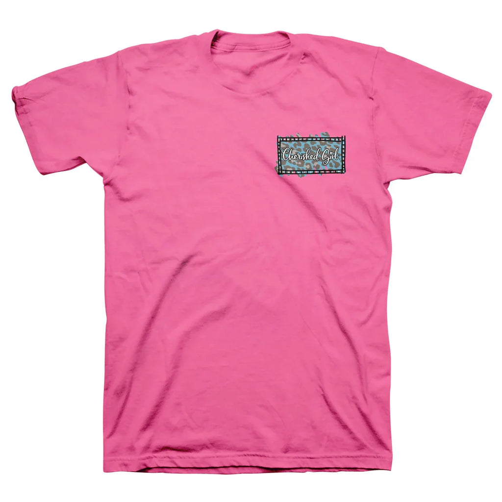 Cherished Girl Leopard Cross Faith - Adult & Kids T-Shirts, Sweatshirts & Hoodies apparel design preview 2