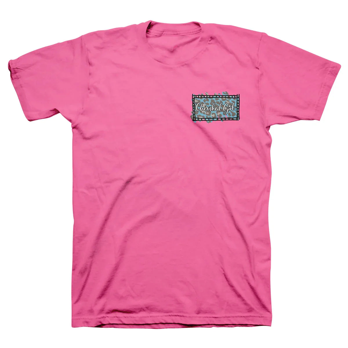 Cherished Girl Leopard Cross Faith - Adult & Kids T-Shirts, Sweatshirts & Hoodies apparel design preview 2