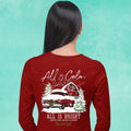 Cherished Girl Christmas Truck All is Calm Faith - Adult & Kids T-Shirts, Sweatshirts & Hoodies apparel design preview 1