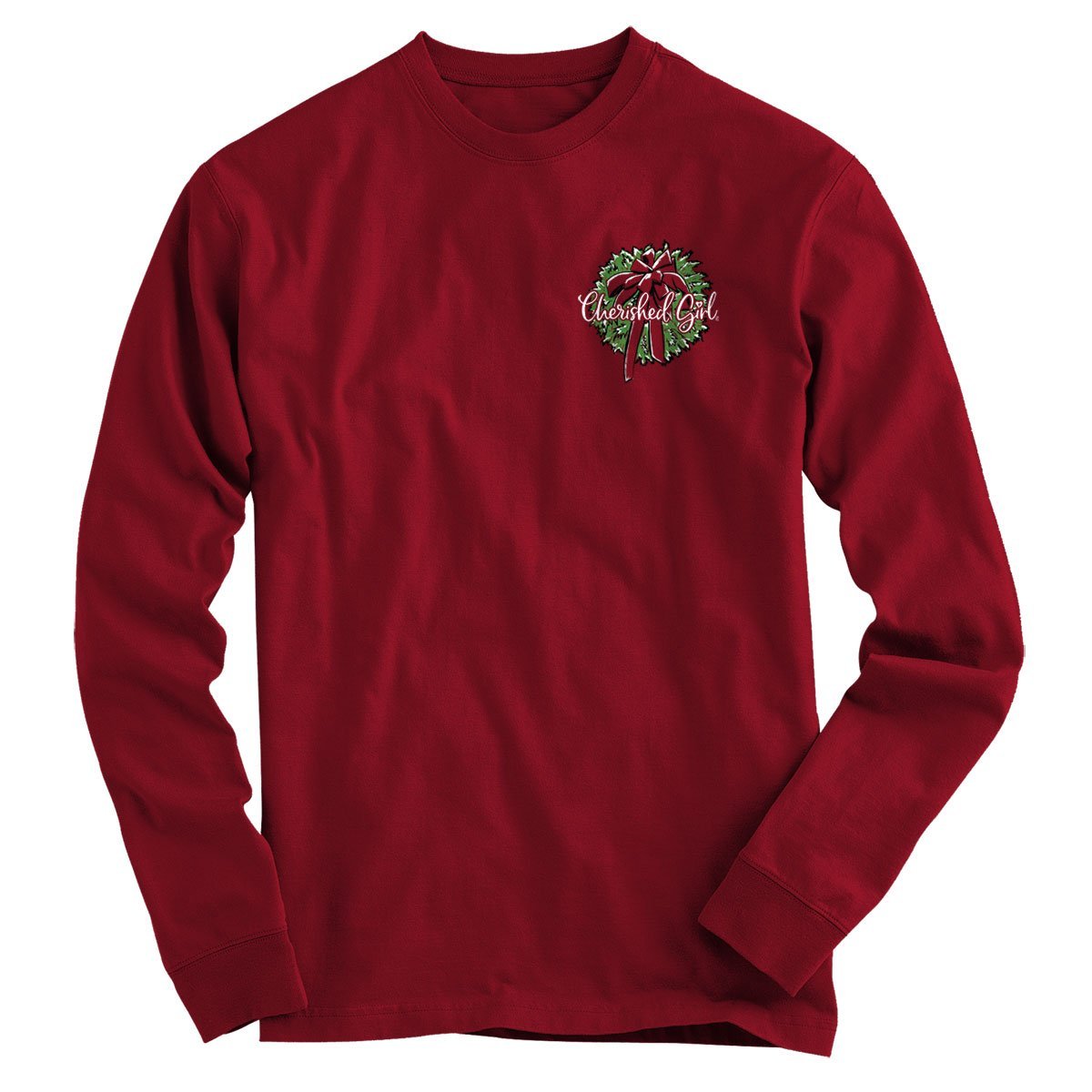 Cherished Girl Christmas Truck All is Calm Faith - Adult & Kids T-Shirts, Sweatshirts & Hoodies apparel design preview 2