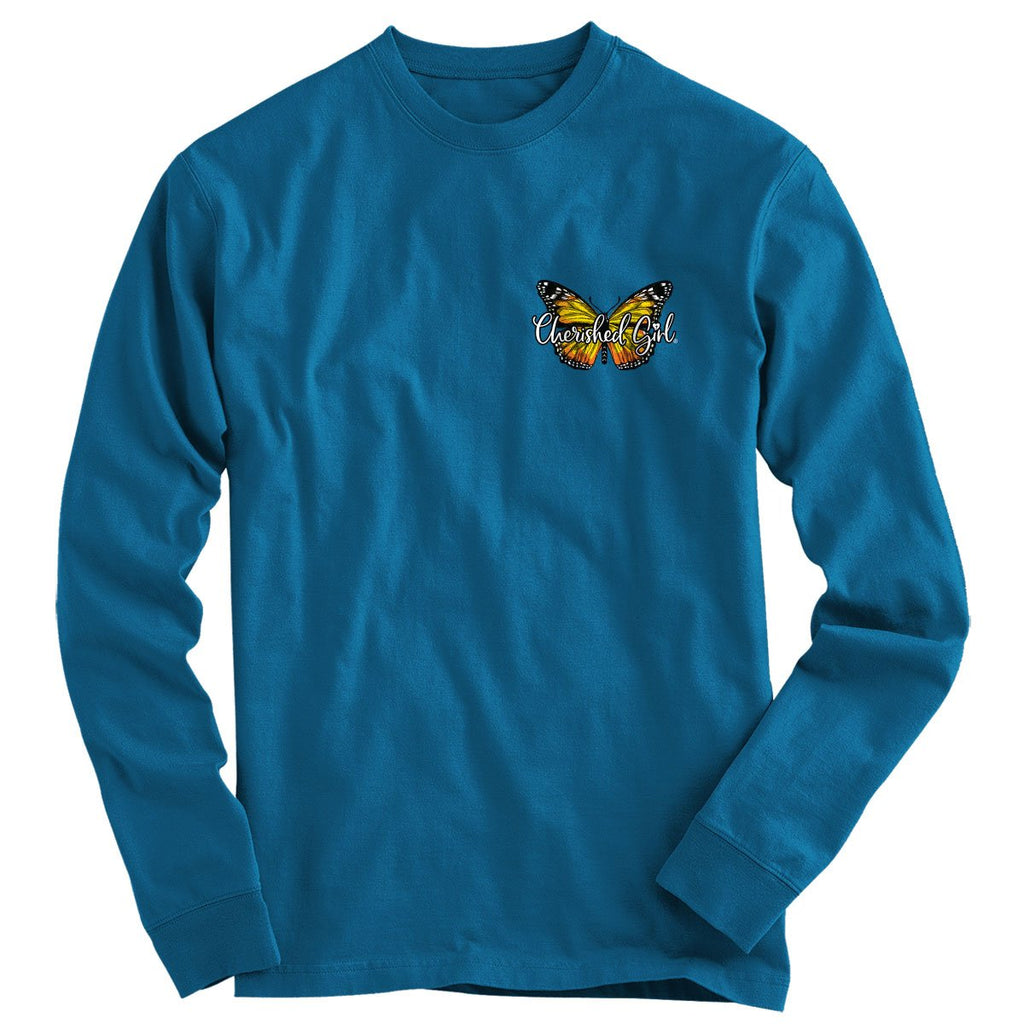 Cherished Girl Transformed Butterfly Faith - Adult & Kids T-Shirts, Sweatshirts & Hoodies apparel design preview 2