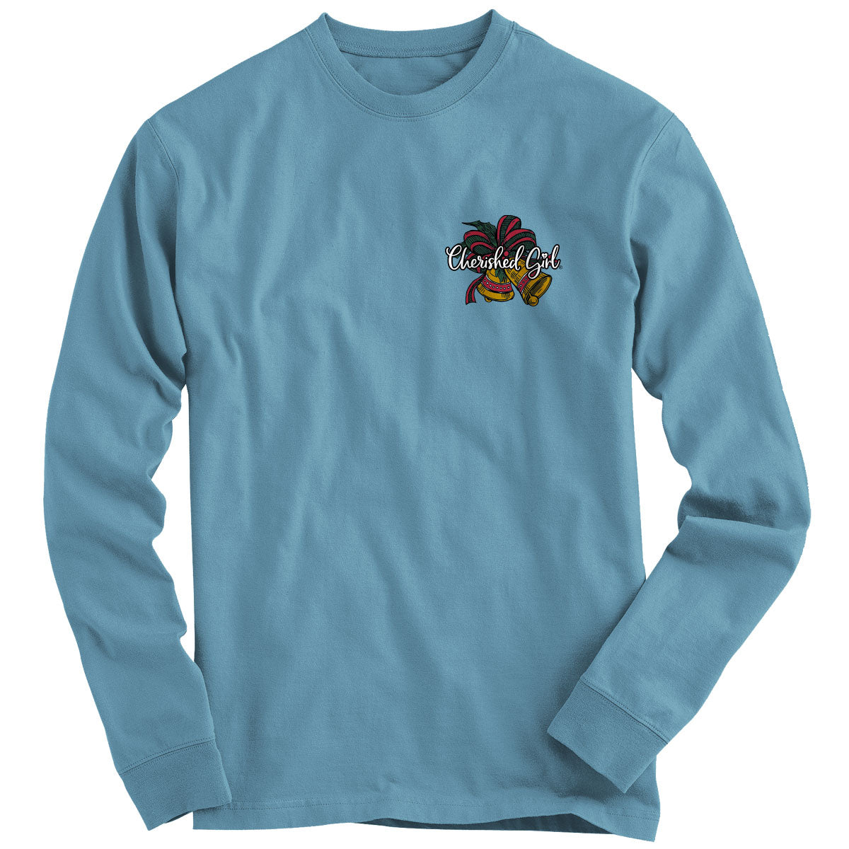 Cherished Girl Cardinal Christmas - Adult & Kids T-Shirts, Sweatshirts & Hoodies apparel design preview 2