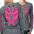 Country Life Outfitters Wings Guns Vintage Gray Pink - Adult & Kids T-Shirts, Sweatshirts & Hoodies apparel design preview 1