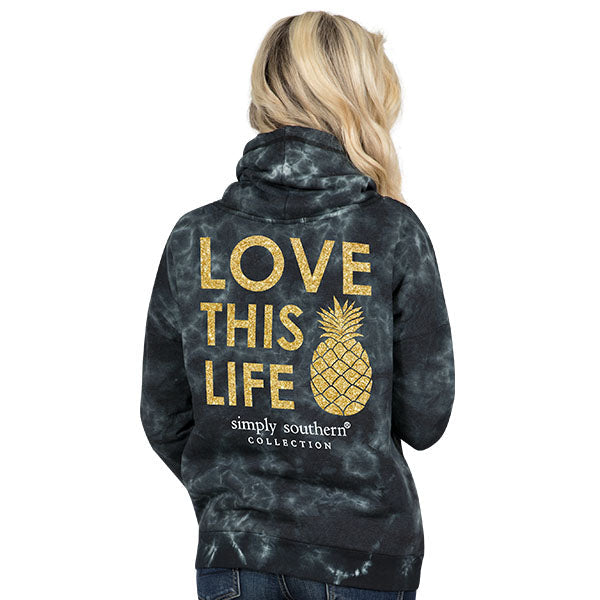 SALE Simply Southern Preppy Love Life Pineapple Cowl - Adult & Kids T-Shirts, Sweatshirts & Hoodies apparel design preview 1