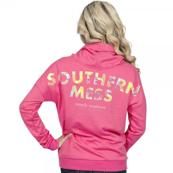SALE Simply Southern Preppy Mess Cowl Neck - Adult & Kids T-Shirts, Sweatshirts & Hoodies apparel design preview 1