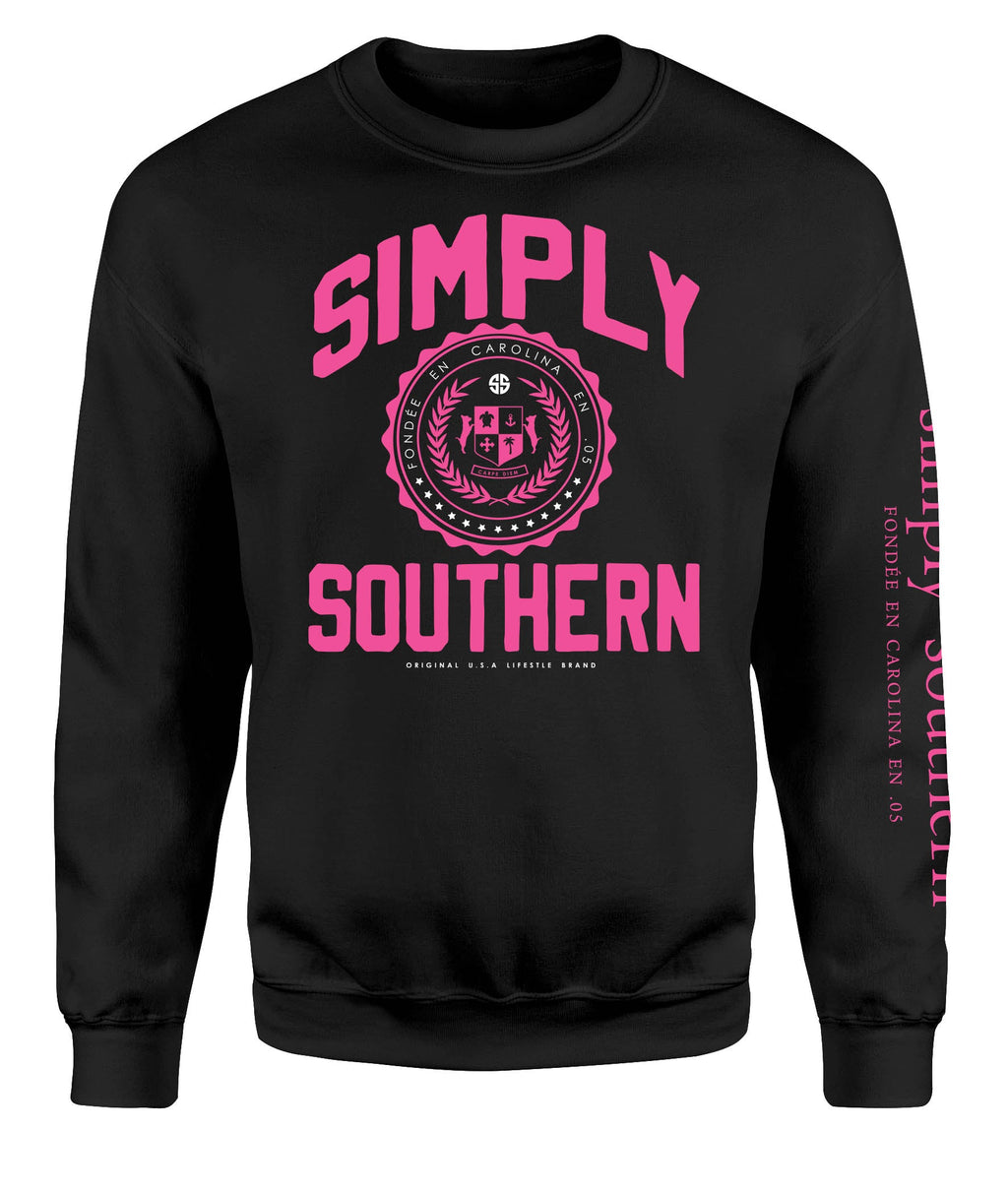 SALE Simply Southern Crest Logo Crew - Adult & Kids T-Shirts, Sweatshirts & Hoodies apparel design preview 2