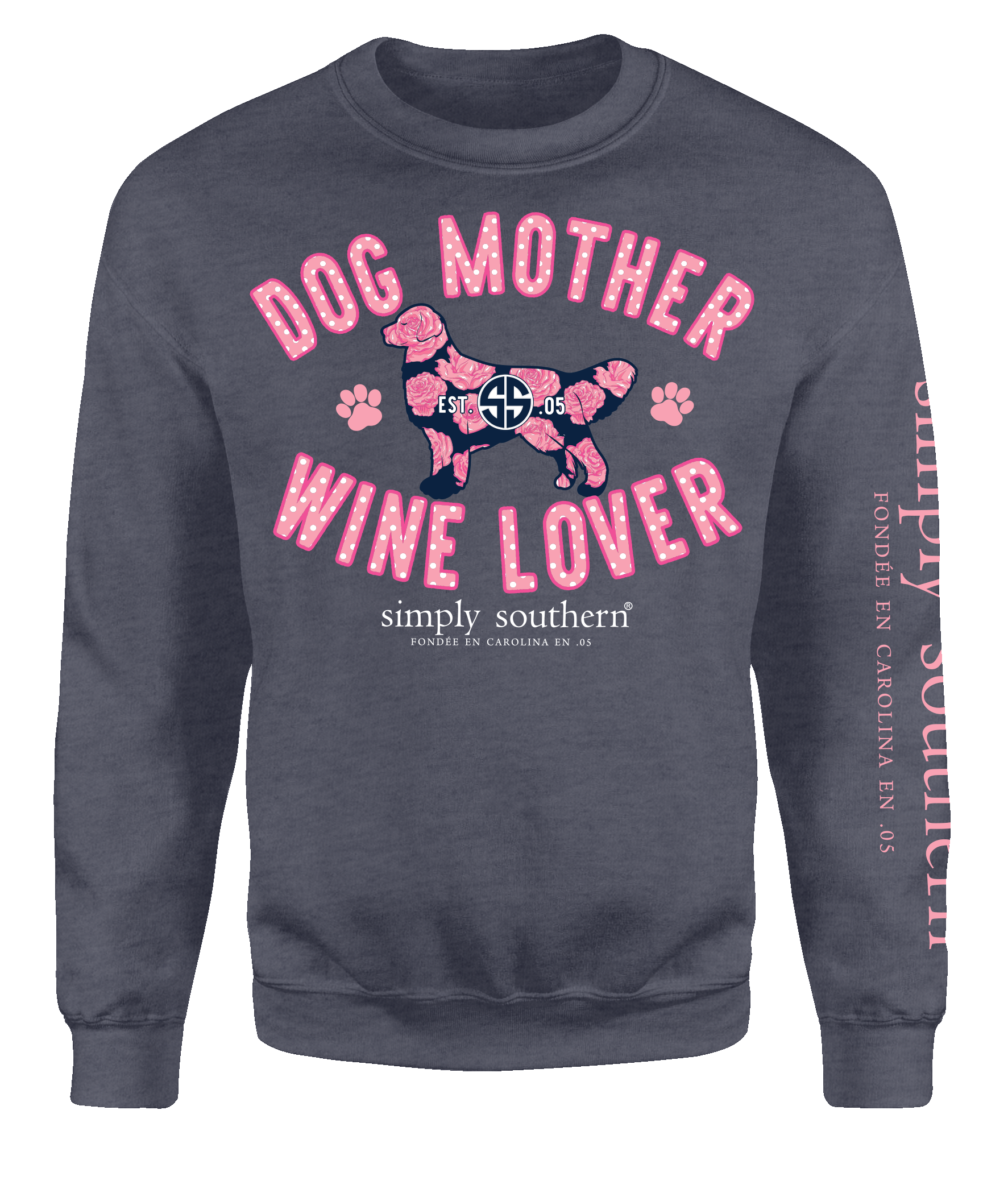 SALE Simply Southern Dog Mother Crew - Adult & Kids T-Shirts, Sweatshirts & Hoodies apparel design preview 2
