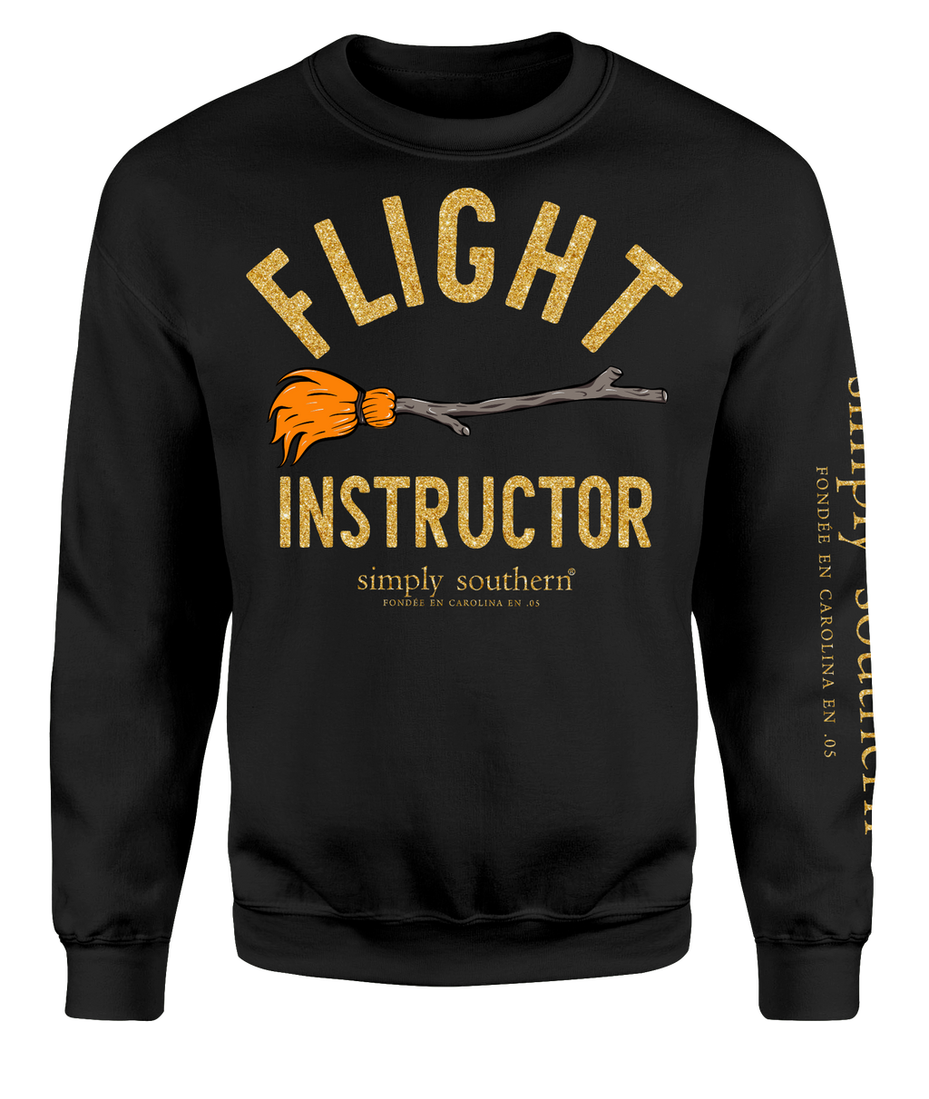 Simply Southern Flight Instructor Broom Crew - Adult & Kids T-Shirts, Sweatshirts & Hoodies apparel design preview 2