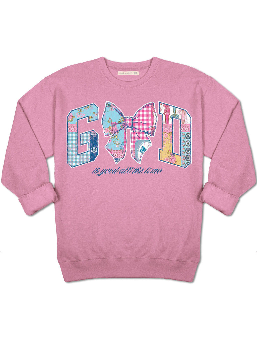 Simply Southern God Bow Crew - Adult & Kids T-Shirts, Sweatshirts & Hoodies apparel design preview 2