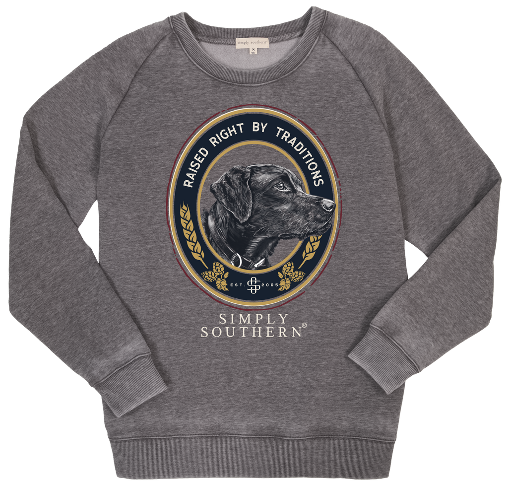 SALE Simply Southern Raised Right Dog Crew - Adult & Kids T-Shirts, Sweatshirts & Hoodies apparel design preview 2