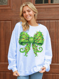 Simply Southern Green Bow Holiday Crew - Adult & Kids T-Shirts, Sweatshirts & Hoodies apparel design preview 1