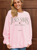 Simply Southern Jesus Saves Crew - Adult & Kids T-Shirts, Sweatshirts & Hoodies apparel design preview 1