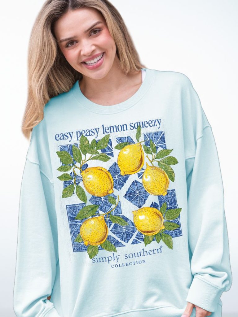 Simply Southern Lemon Crew - Adult & Kids T-Shirts, Sweatshirts & Hoodies apparel design preview 1