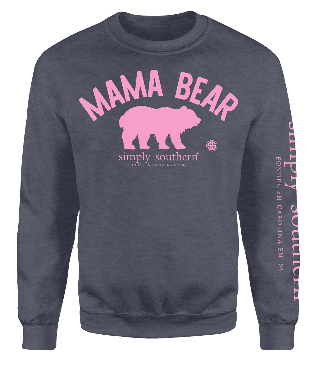 SALE Simply Southern Mama Bear Crew - Adult & Kids T-Shirts, Sweatshirts & Hoodies apparel design preview 2