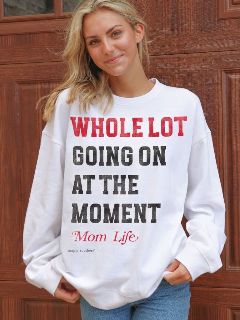 Simply Southern Mom Life Crew - Adult & Kids T-Shirts, Sweatshirts & Hoodies apparel design preview 1