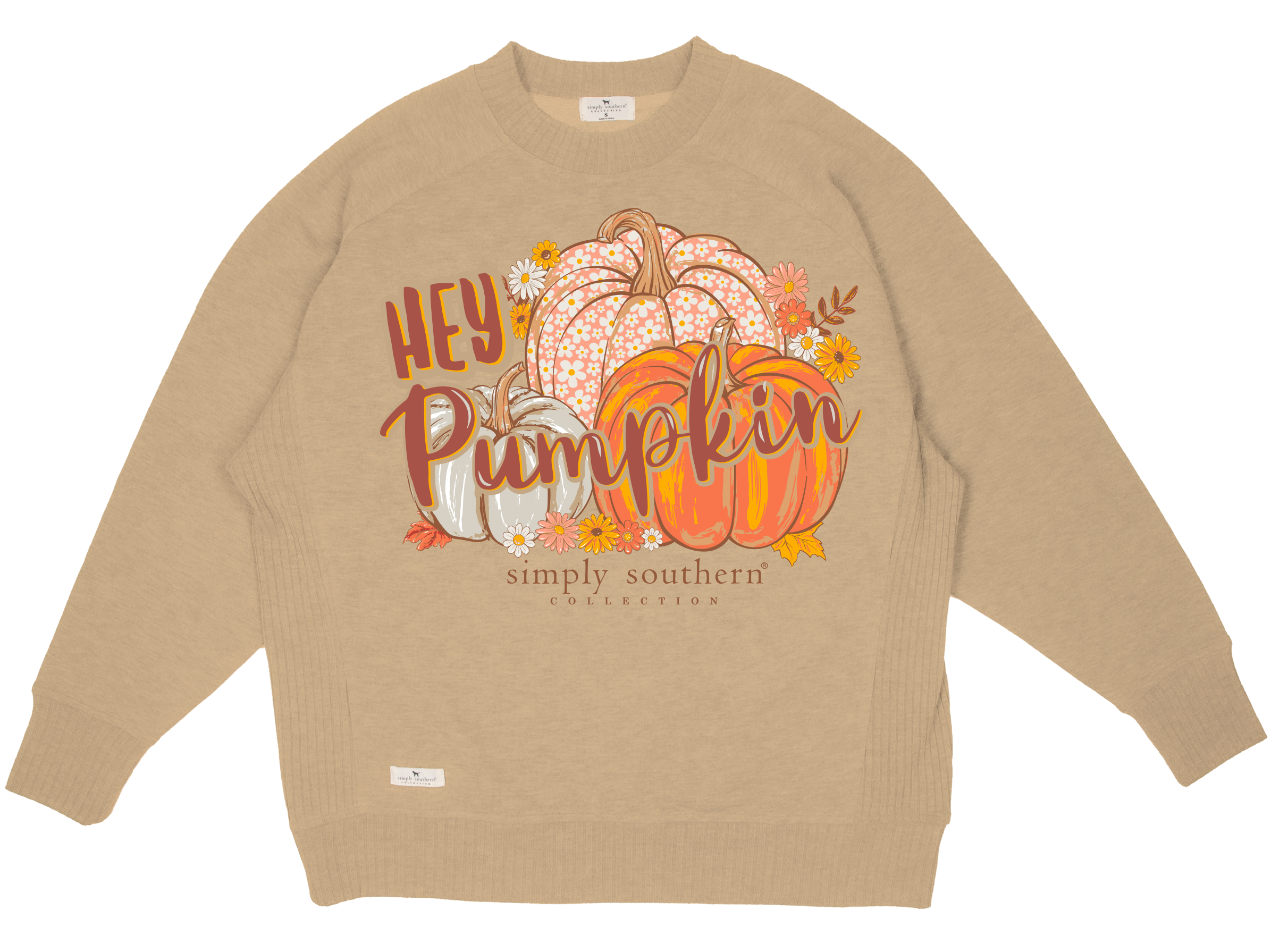 SALE Simply Southern Hey Pumpkin Fall Crew - Adult & Kids T-Shirts, Sweatshirts & Hoodies apparel design preview 2