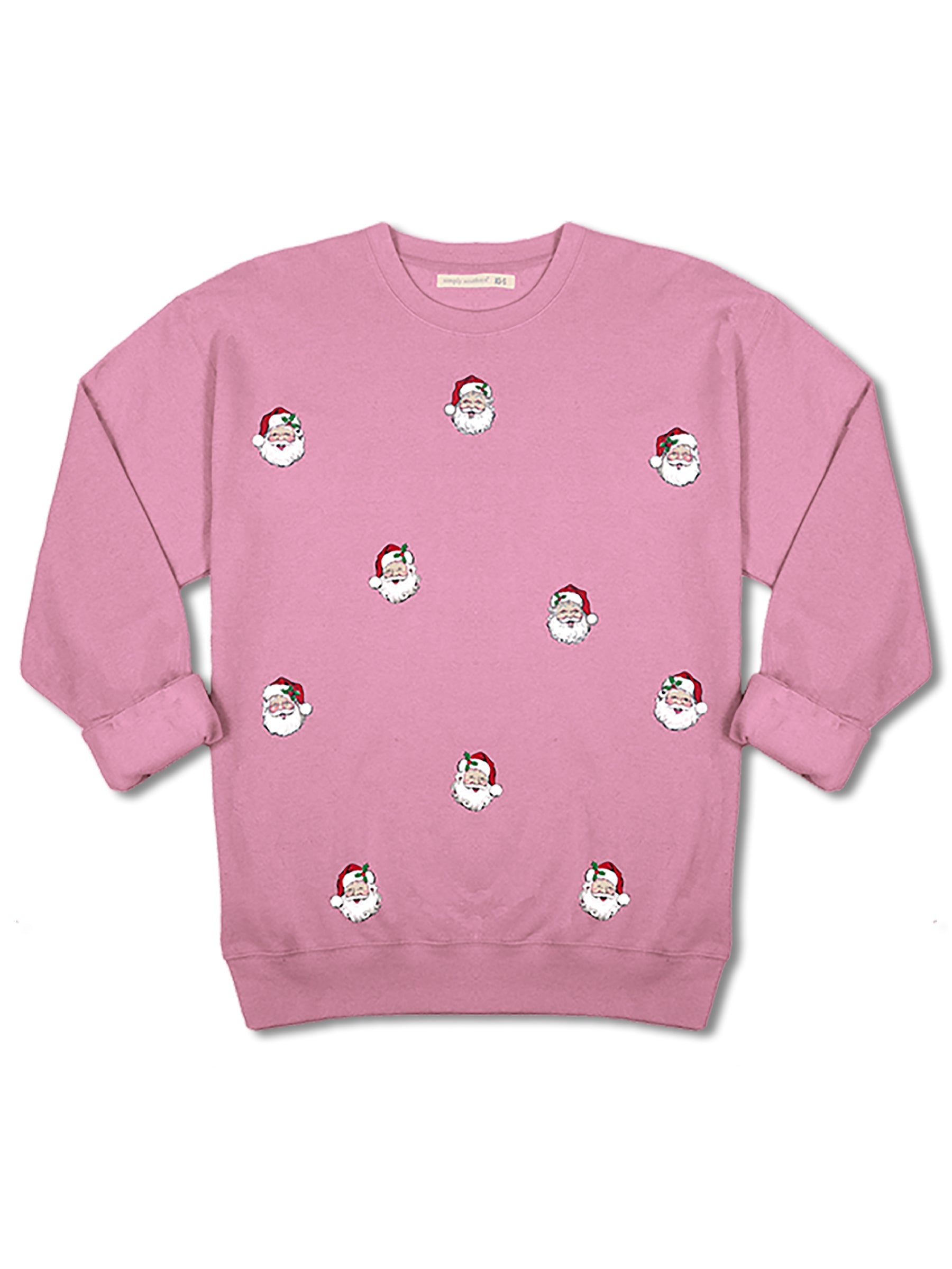 Simply Southern Santa Bubble Gum Holiday Crew - Adult & Kids T-Shirts, Sweatshirts & Hoodies apparel design preview 2
