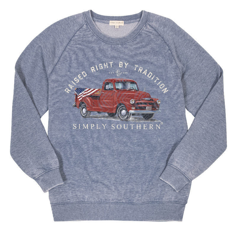 Simply Southern USA Truck Crew - Adult & Kids T-Shirts, Sweatshirts & Hoodies apparel design preview 1