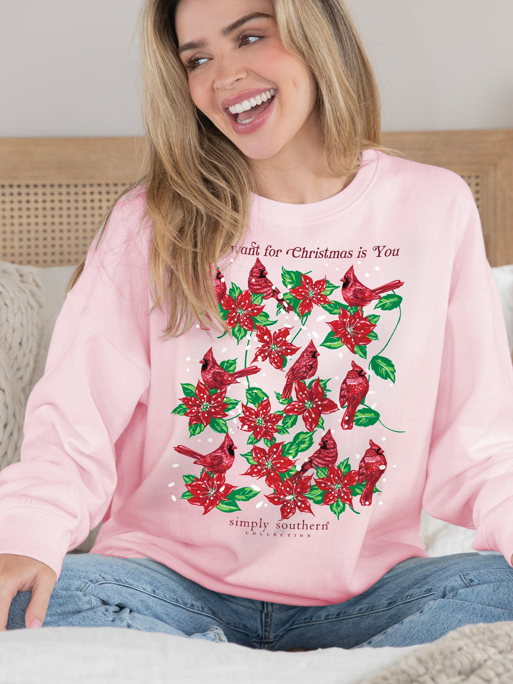 Simply Southern Want You Christmas Crew - Adult & Kids T-Shirts, Sweatshirts & Hoodies apparel design preview 1