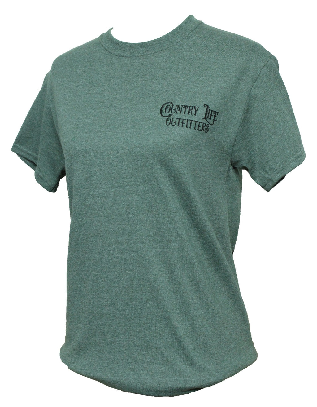 Country Life Outfitters Fishing Dog Unisex Green - Adult & Kids T-Shirts, Sweatshirts & Hoodies apparel design preview 2