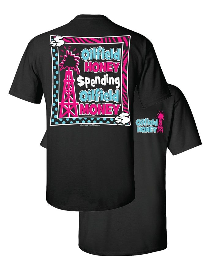 SALE Southern Couture Oilfield Honey Spending Money - Adult & Kids T-Shirts, Sweatshirts & Hoodies apparel design preview 1