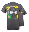 SALE Southern Couture Preppy Softball Life - Adult & Kids T-Shirts, Sweatshirts & Hoodies apparel design preview 1