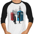 Cabins Collide 3/4 Sleeve Raglan - Adult & Kids T-Shirts, Sweatshirts & Hoodies apparel design preview 1