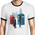 Cabins Collide Ringer - Adult & Kids T-Shirts, Sweatshirts & Hoodies apparel design preview 1