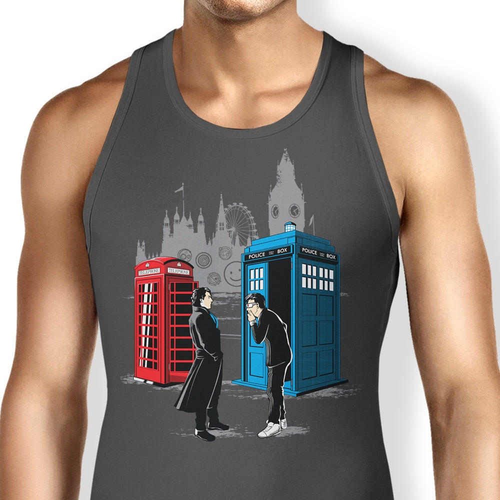 Cabins Collide Tank Top - Adult & Kids T-Shirts, Sweatshirts & Hoodies apparel design preview 2