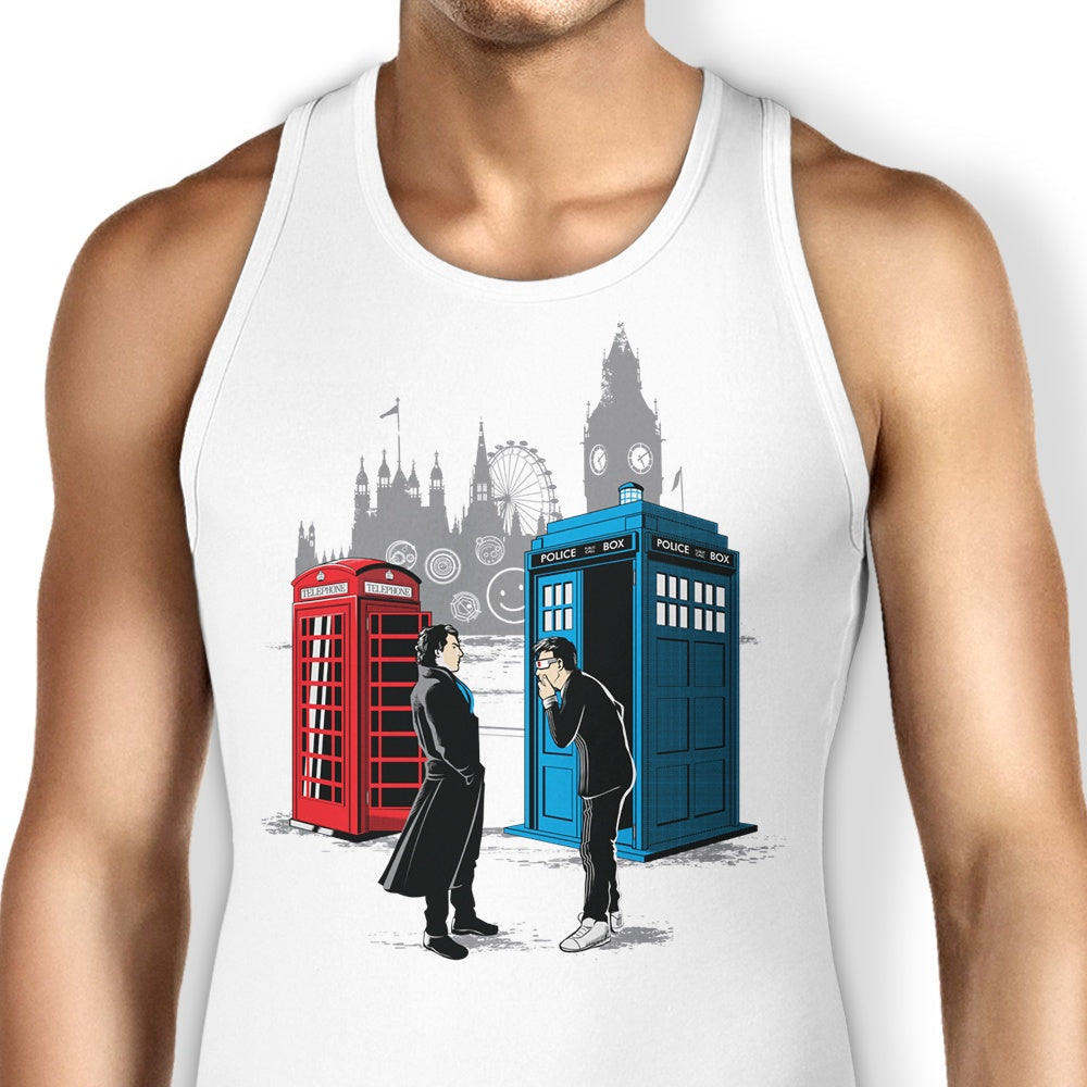 Cabins Collide Tank Top - Adult & Kids T-Shirts, Sweatshirts & Hoodies apparel design preview 1