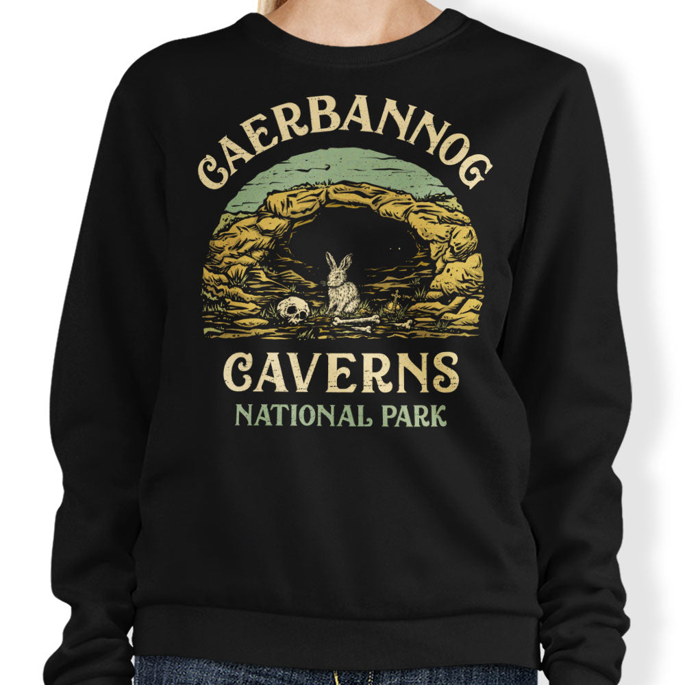 Caerbannog Caverns National Park - Adult & Kids T-Shirts, Sweatshirts & Hoodies apparel design preview 1